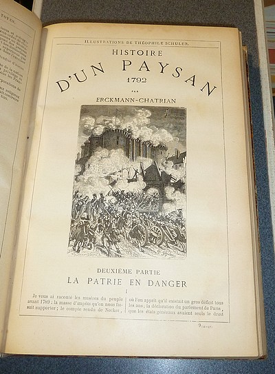 Nouveaux Romans Nationaux. Histoire d'un paysan 1789-1815 - Histoire de la Révolution française - Contes vosgiens - Le Grand-père Lebigre - Le Banni - Les vieux de la vieille