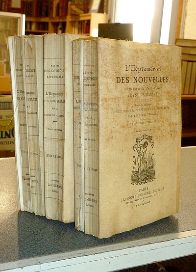 livre ancien - Heptaméron des Nouvelles de Marguerite d'Angoulesme Royne de Navarre (3 volumes) - Marguerite d'Angoulesme Royne de Navarre