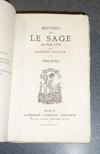 Théâtre - Le Point d'honneur - Crispin, rival de son maître - La tontine - Turcaret