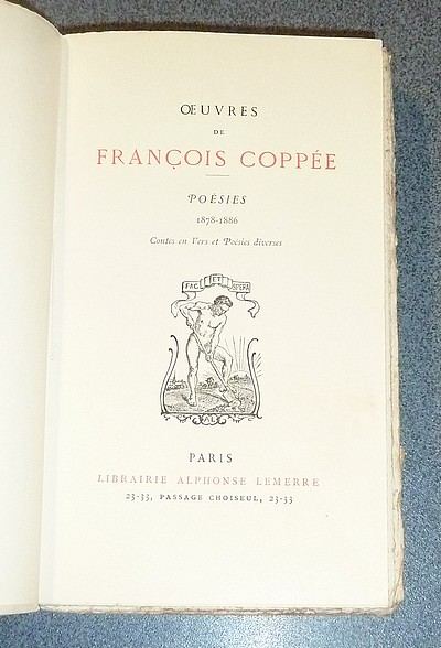 Poésies, 1878-1886. Contes en Vers et Poésies diverses