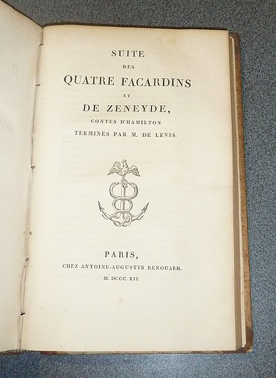 Oeuvres du Comte Antoine Hamilton (3 volumes)