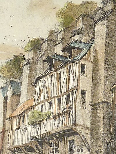 Entrée de l'Abbaye de Beaumont Le Roger