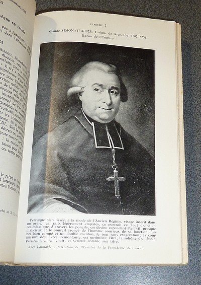 La reconstruction concordataire dans le Diocèse de Grenoble après la Révolution (1802-1809) (Dédicace + carte de visite manuscrite)