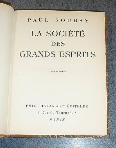 La Société des Grands Esprits