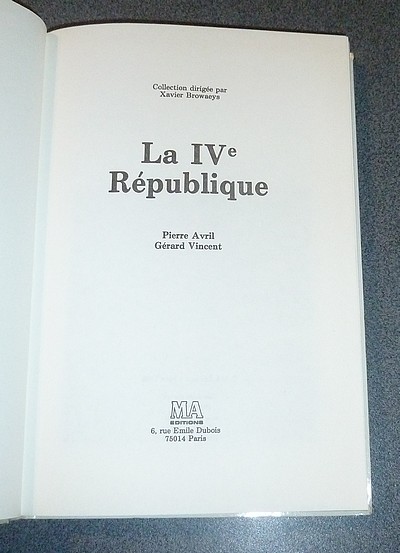 La IVe République, Histoire et Société