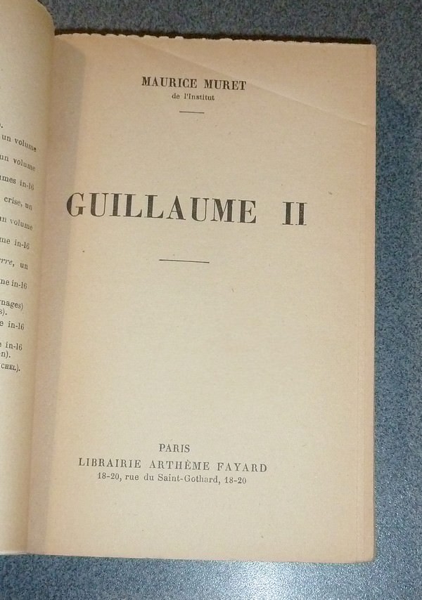 Guillaume II