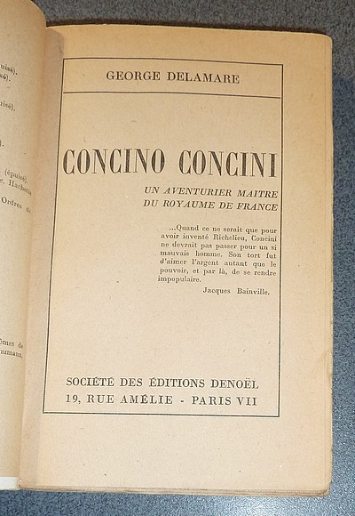 Concino Concini, un aventurier maître du Royaume de France