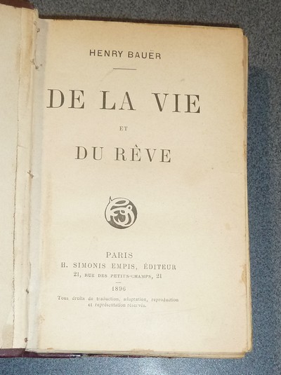 De la vie et du rêve