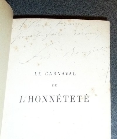 Le carnaval de l'honnêteté