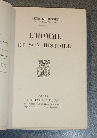 L'Homme et son Histoire