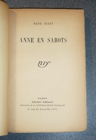 Anne en sabots