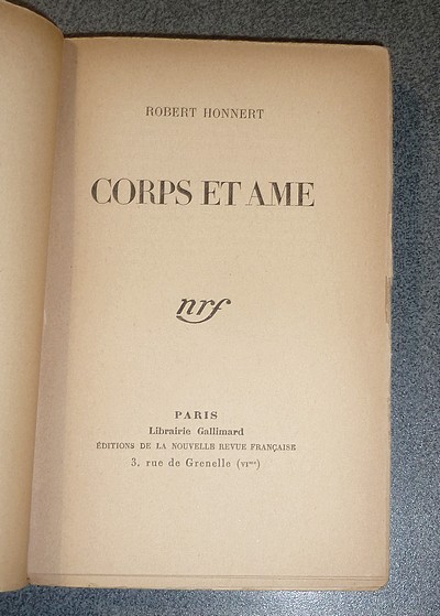 Corps et âme