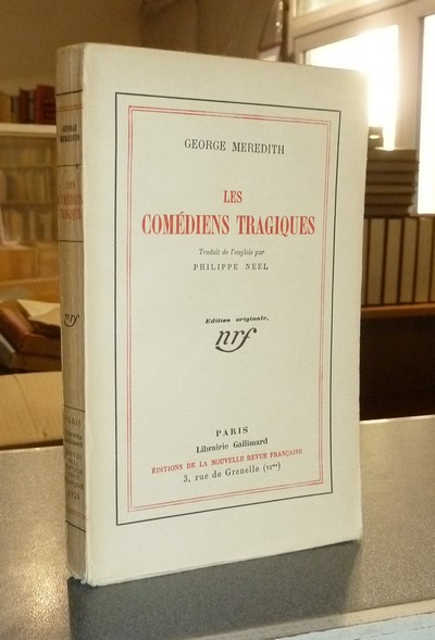 Les comédiens tragiques (édition originale française)