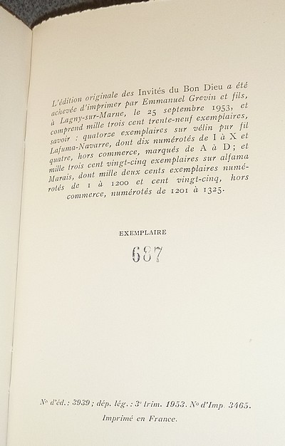 Les invités du bon Dieu (édition originale)