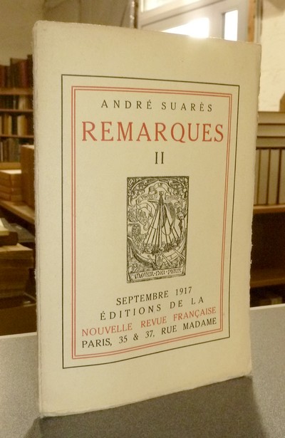 Remarques II (édition originale)