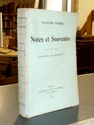 Notes et souvenirs