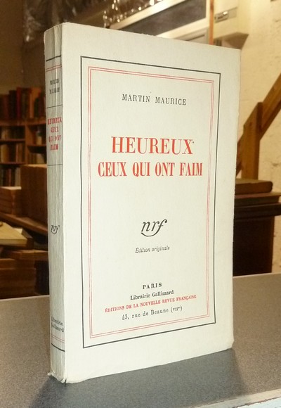 Heureux ceux qui ont faim (édition originale)