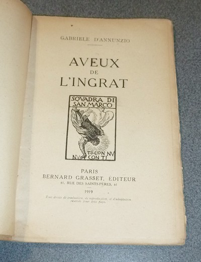 Aveux de l'ingrat