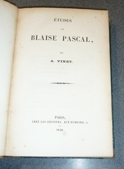 Études sur Blaise Pascal