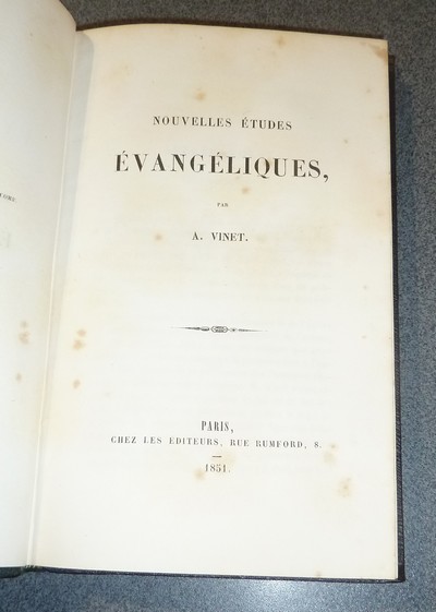 Nouvelles études évangéliques