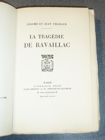 La tragédie de Ravaillac