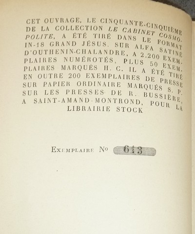 L'abandonnée, suivi de Jacques Passinkof, et de Andreï Kolosov