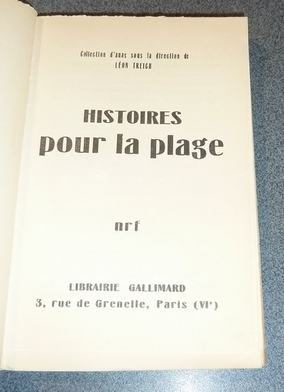 Histoires pour la plage