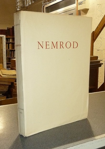 livre ancien - Nemrod, Poème (édition originale avec dédicace) - Schwab, Raymond