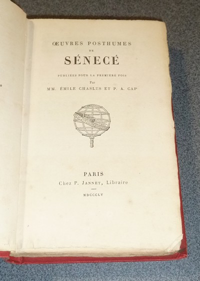 Oeuvres posthumes de Sénécé