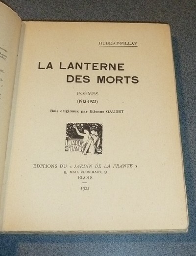 La lanterne des morts. Poèmes (1913-1922)