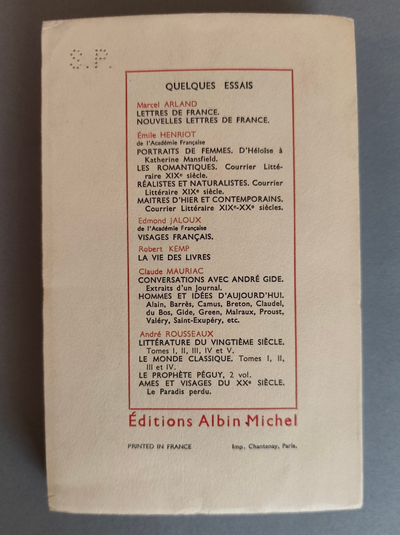 La vie du Théâtre