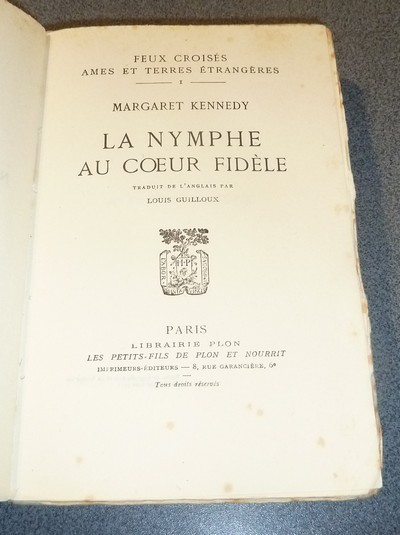 La nymphe au coeur fidèle