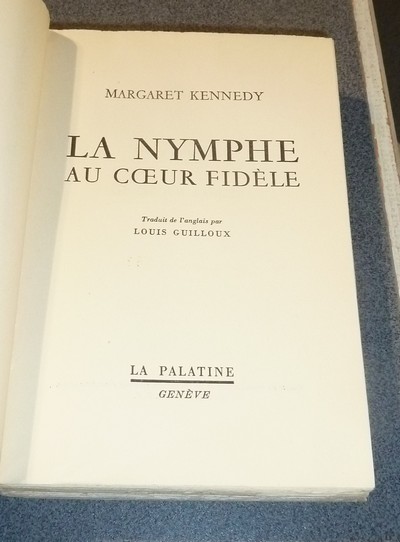 La nymphe au coeur fidèle