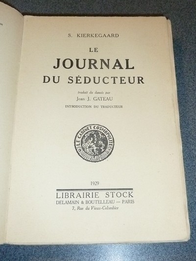 Le journal du séducteur