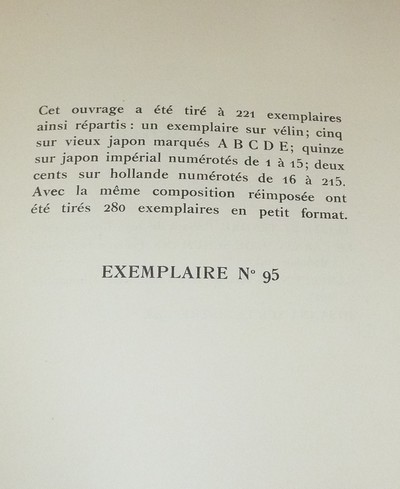 Monologue de la Tristesse et colloque de la joie (édition originale)