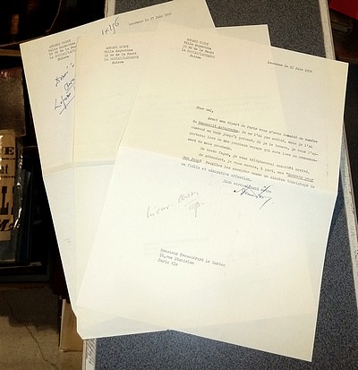 Sonnets pour Don Juan (avec 3 lettres signées de l'auteur & dédicace autographe)