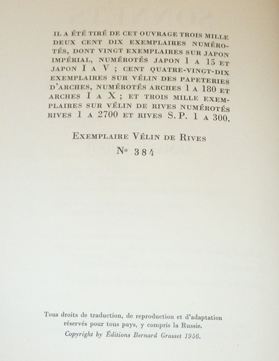 Sonnets pour Don Juan (avec 3 lettres signées de l'auteur & dédicace autographe)