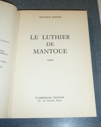 Le luthier de Mantoue