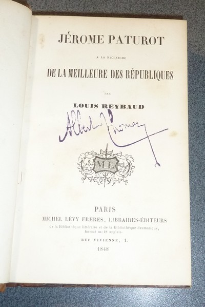 Jérome Paturot à la recherche de la meilleure des républiques (4 tomes en 2 volumes)