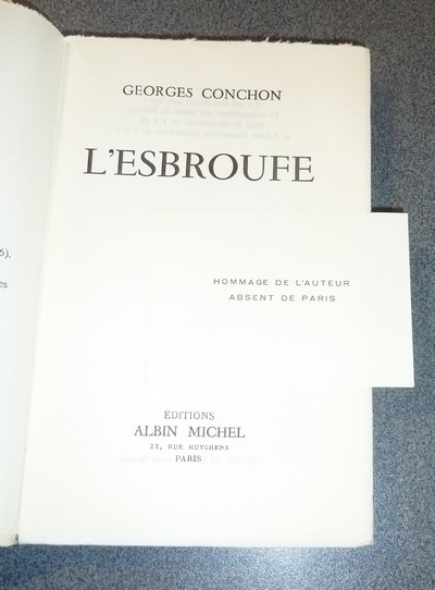 L'esbroufe, roman