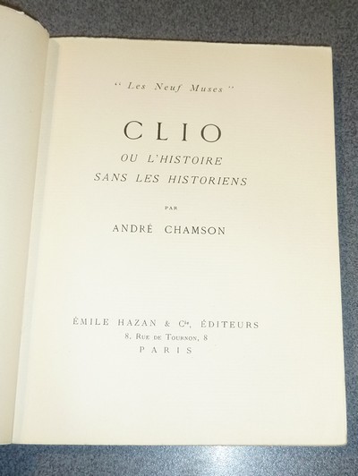 Clio ou L'histoire sans les historiens