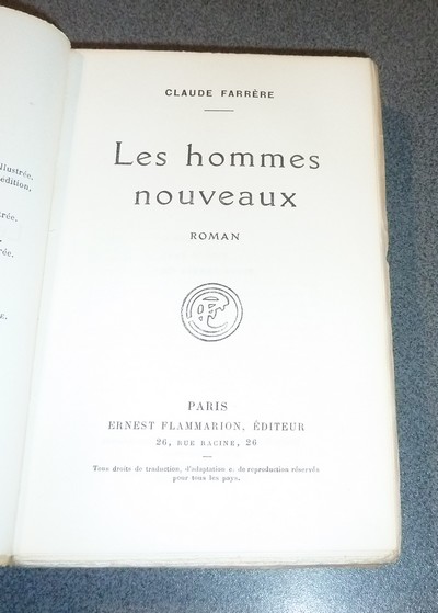 Les Hommes nouveaux (édition originale)