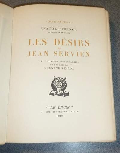 Les désirs de Jean Servien