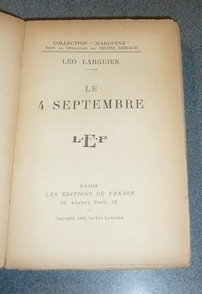 Le 4 Septembre