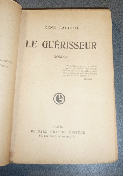 Le guérisseur