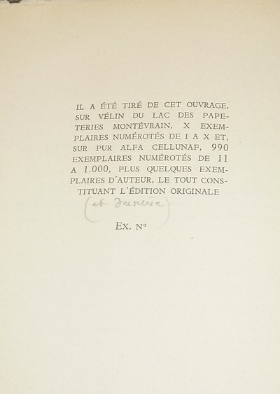 Poésie choisie, (Dédicace de l'auteur) précédé d'une esquisse d'une description critique (et sentimentale) de René Laporte, Poète, par Claude Roy