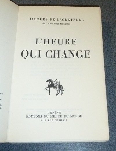 L'heure qui change