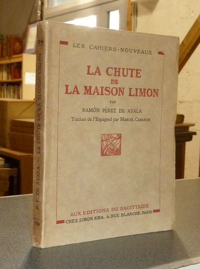 livre ancien - La chute de la maison Limon - Pérez de Ayala, Ramon