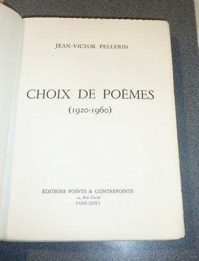 Choix de poèmes (1920-1960)