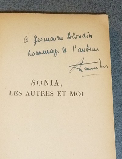 Sonia, les autres et moi